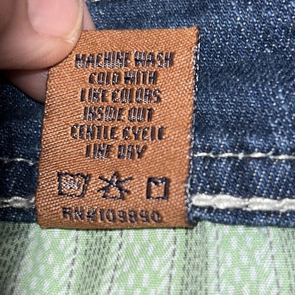 Seven Mid Rise Skinny Zip Ankle Women Denim Jeans Size 31 Contrast White Stitch - Picture 11 of 11